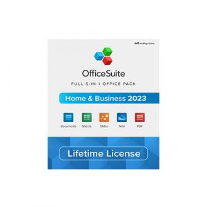 OfficeSuite Home & Business 2023 – Lifetime License – Documents, Sheets, Slides, PDF, Mail & Calendar for Windows